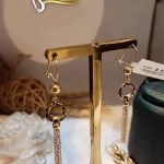 گوشواره آویز پلنگی